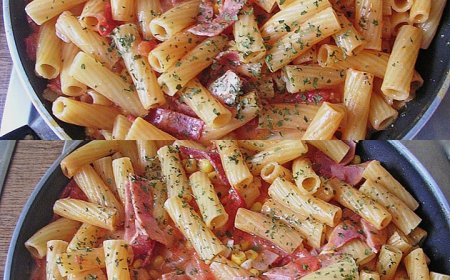 20 Minuten leckeres Nudelpfanne