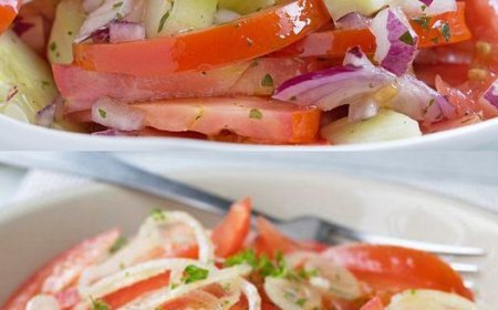 Türkischer Tomatensalat, super würzig