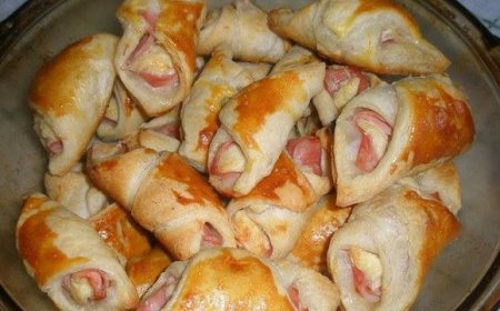 Schinken Käse Hörnchen