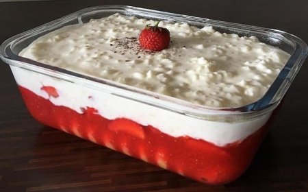 Erdbeer Milchreis Tiramisu