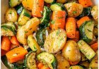 Boahh wie leckeeer,  Kartoffel Zucchini Karotten Pfanne