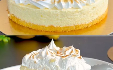 Zitronen-Baiser-Kuchen: das Rezept für das weiche und duftende Dessert