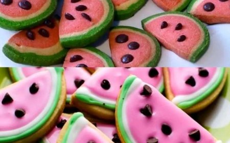 Erfrischende Köstlichkeit: Wassermelonen-Zuckerkekse, ein sommerliches Rezept