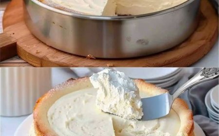 Jedes stück zerfällt im Mund, Quarkkuchen ohne Boden in 5 Minuten