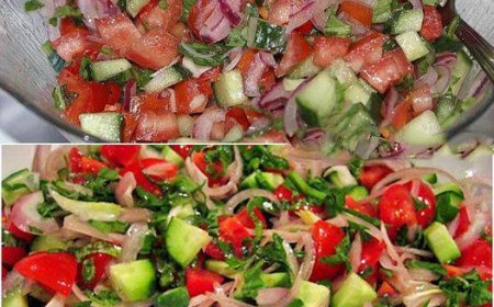 Türkischer Tomatensalat, super würzi