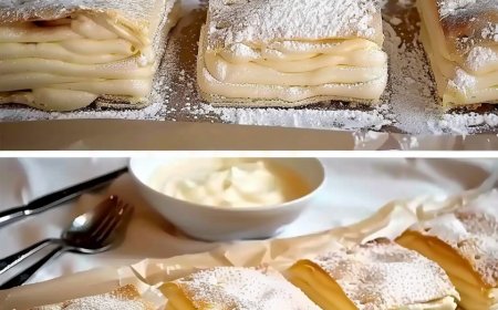 Vanillecremepudding Im Blätterteig: Einfach Zu Kochen Und Sehr Gut