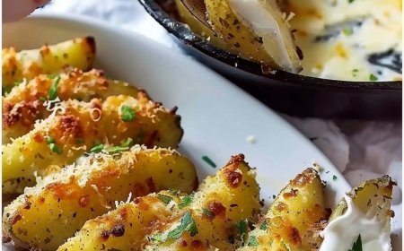 Mega Knusprig Und Sooo Guuut! Knoblauch-Kartoffelecken Mit Parmesan