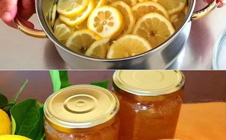 Hausgemachte Zitronenmarmelade