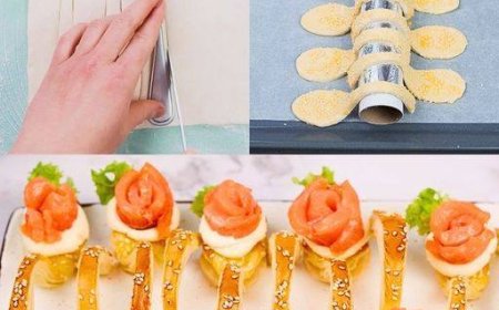 Blätterteiglöffel mit Käse und Lachs: Ihr Aperitif noch spezieller