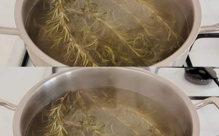 Kochen Sie 5 Rosmarinzweige, Sie werden ein lästiges Problem los