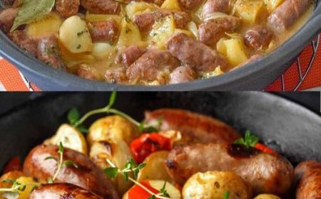 KARTOFFEL BRATWURST PFANNE