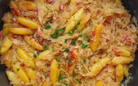 Schupfnudel – Sauerkraut Pfanne