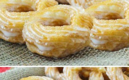 Spritzkuchen mit Vanillecreme