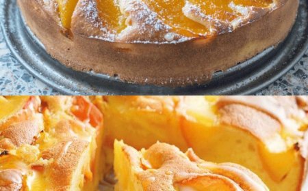 PFIRSICH VANILLEKUCHEN