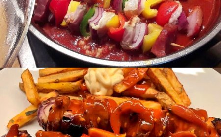 Schaschlik mit Schaschliksoße Schmeckt einfach klasse