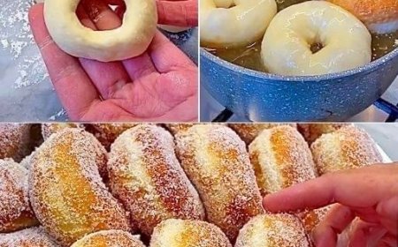 Ich backe diese Donuts 2x pro Woche