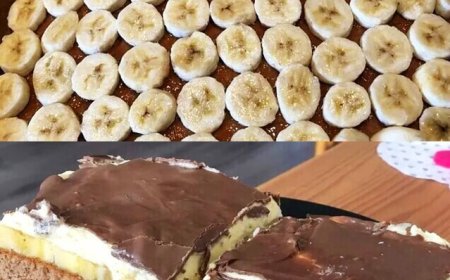 leckerer Banenkuchen vom Blech, wooow unfassbar einfach