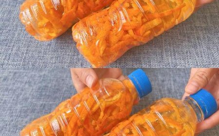 Werfen Sie die Orangenschalen nicht weg, geben Sie sie in ein Glas und fügen Sie etwas Essig hinzu: Sie sind im Haus Gold wert