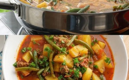 Schlemmertopf mit Hackfleisch, macht lange satt