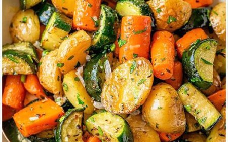 Boahh wie leckeeer,  Kartoffel Zucchini Karotten Pfanne