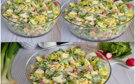 Echt superlecker, Frühlingssalat mit Ei und Radieschen