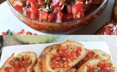 Bruschetta, sowas von lecker und Gesund