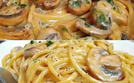Einfach saulecker, Champignons Spaghetti aus der Pfanne
