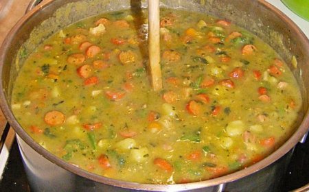 Erbseneintopf nach Bundeswehrrezept