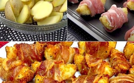 Vergessen Sie Ihre üblichen Kartoffeln! Eingewickelte Kartoffeln mit Speck: die originelle und leckere Mahlzeit