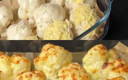 Absolut der Hammer, blumenkohl mit käse überbacken