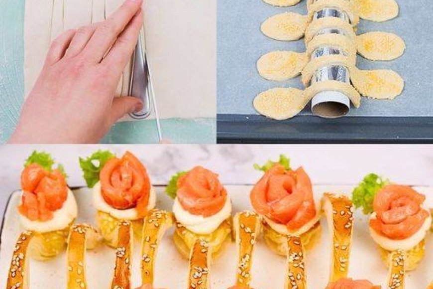 Blätterteiglöffel mit Käse und Lachs: Ihr Aperitif noch spezieller ... Blätterteiglöffel mit Käse und Lachs: Ihr Aperitif noch spezieller ...