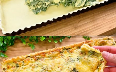 Feta-Spinat-Torte: das Rezept, um sie lecker und schnell mit Blätterteig zuzubereiten
