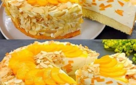 Zartschmelzender Pfirsichkuchen, der nur 15 Minuten dauert