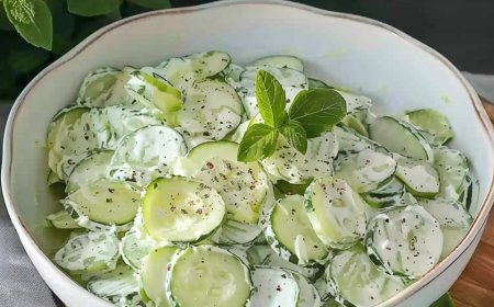 Schneller Gurkensalat