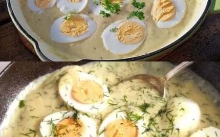 Eier in Senfsauce