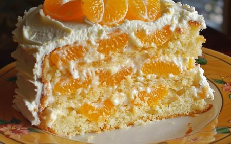 Mandarin Orangen Ananas Kuchen