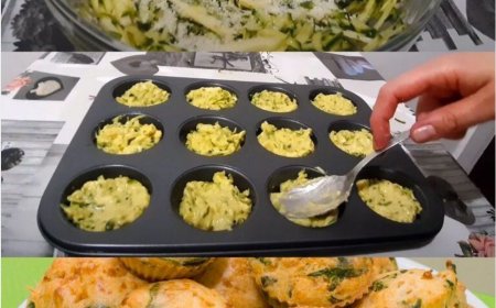Herzhafte Zucchini-Muffins: das köstliche Rezept, das Sie Ihren Gästen servieren können