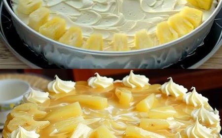 Ananastorte Rezept mit Nussboden und schneller Mascarpone-Füllung