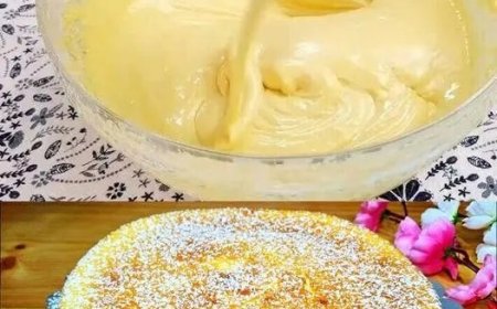 500g Joghurt mit Pudding und backe den Joghurtkuchen