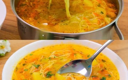 Herzhafte Gemüsesuppe mit knusprigem Ricotta-Brot: Ein gesundes und köstliches Mittagessen