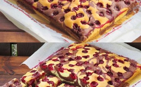 Woow Ich bin verruckt nach ihm, Kirsch Blechkuchen in 3 Minuten