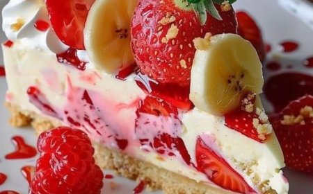 Erdbeer Käsekuchen ohne Backen, macht so süchtig