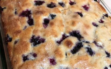 Italienischer Joghurtkuchen mit Heidelbeeren in wenigen Minuten