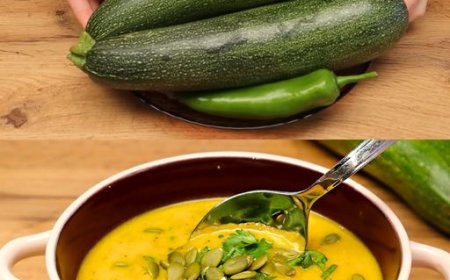 Cremige Zucchinisuppe: Eine wahre Schatzkammer voller Geschmack und Leichtigkeit