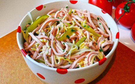 Schweizer Wurstsalat, der leckerste Salat aller Zeiten