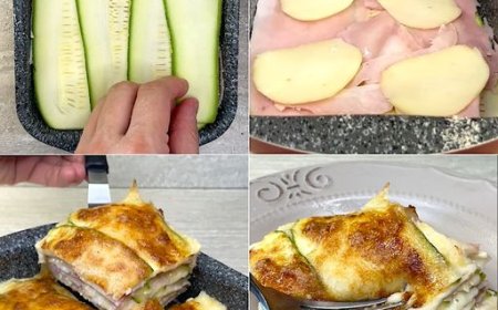 Weiße Zucchini-Parmigiana