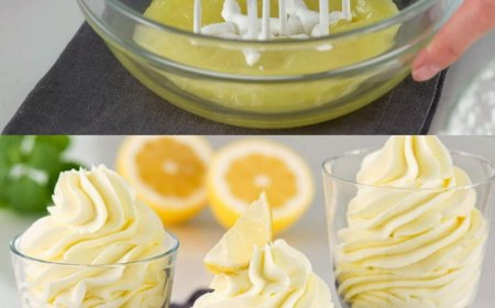 Gesunde Zitronencreme, ohne Eier, ohne raffinierten Zucker