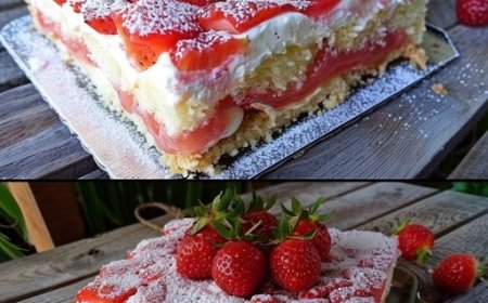 Erdbeer Fanta Kuchen in 10 Minuten zubereitet unbedingt nachbacken