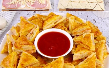 Pikante Blätterteig-Dreiecke: das Rezept für schnelle Vorspeisen