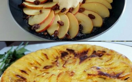 Rezept für Apfel-Zitronen-Pfannkuchen